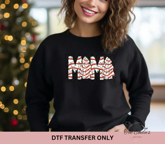 Christmas Tree Cake Mama DTF Transfer