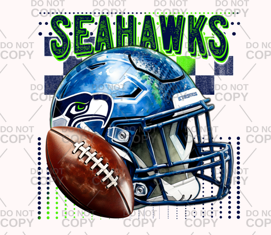 Seahawks Helmet DTF Transfer