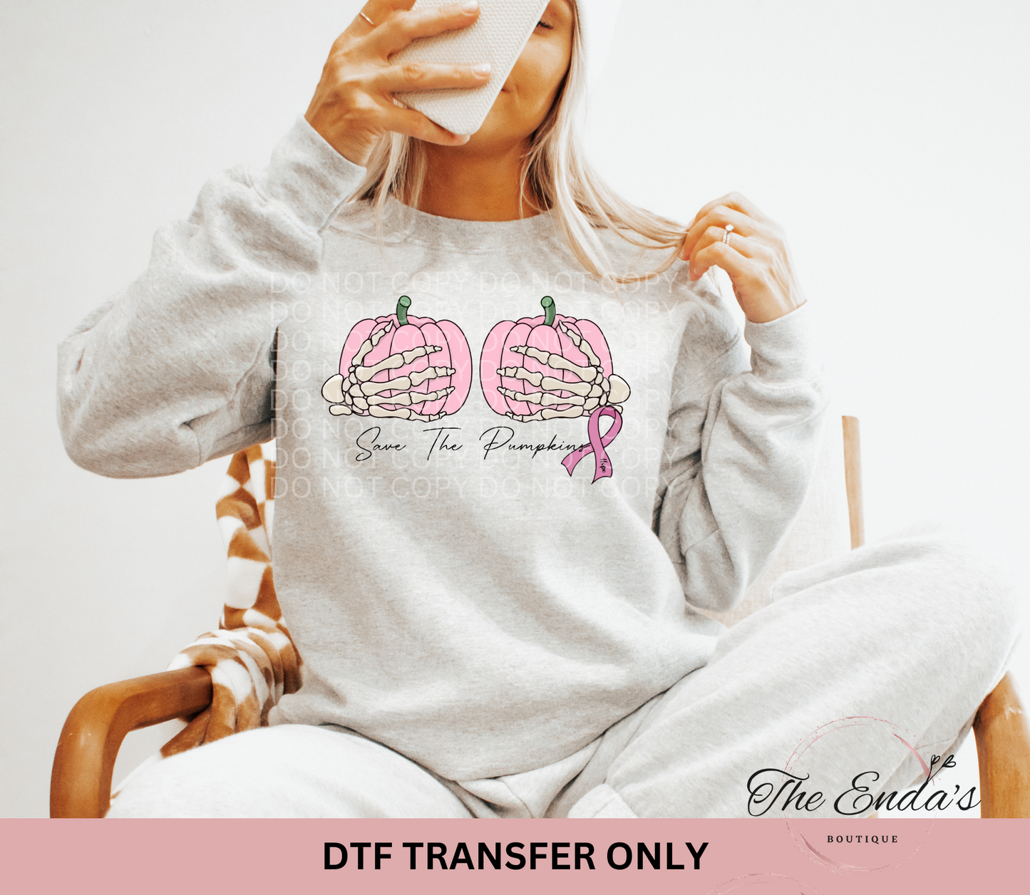 Save The Pumpkins DTF Transfer