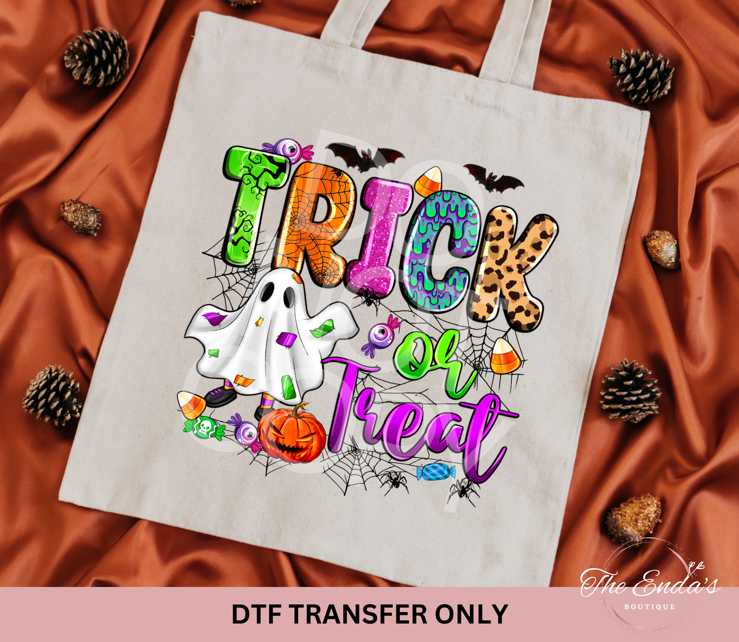 Trick Or Treat DTF Transfer