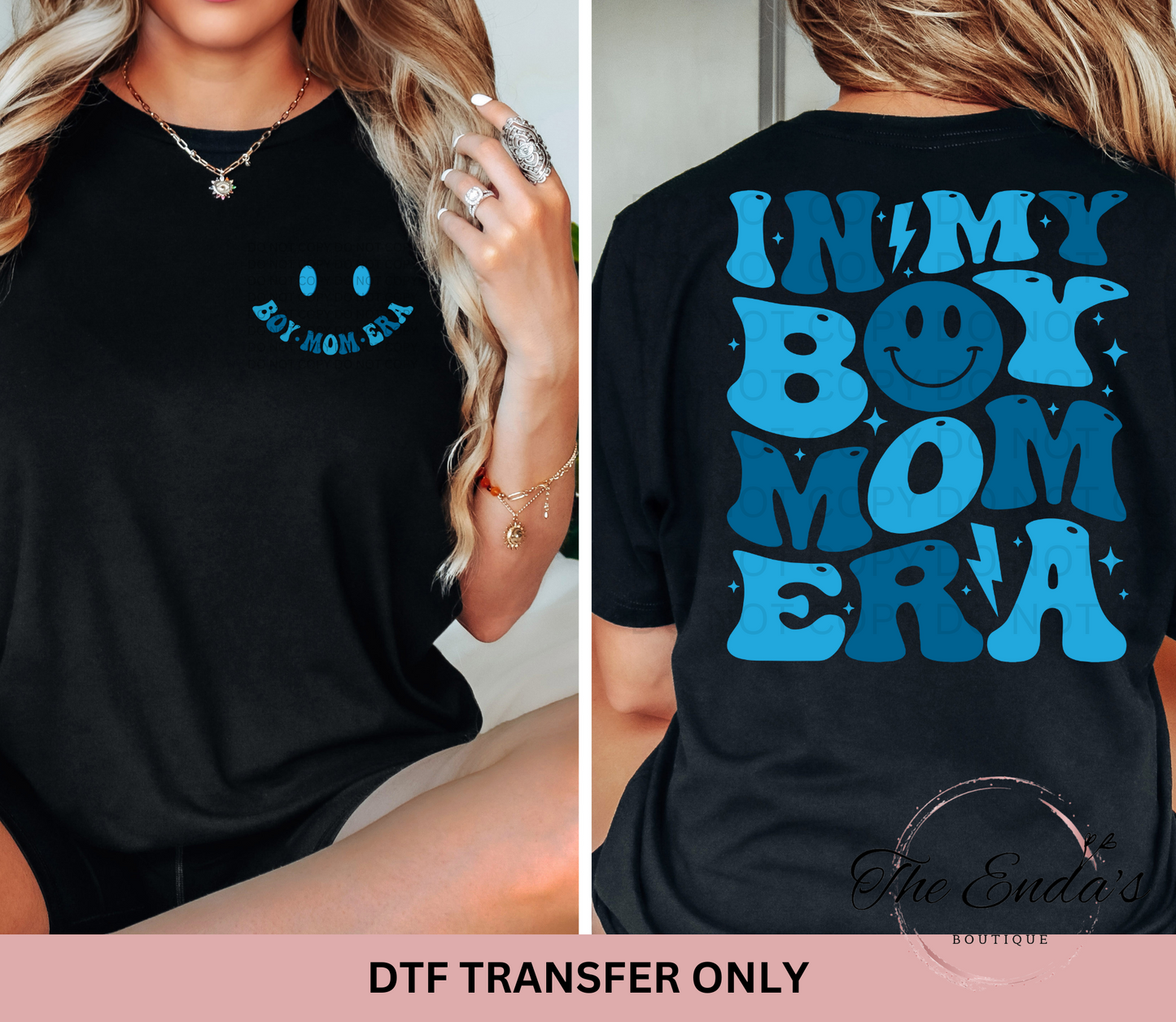 In My Boy Mom Era (FRONT/BACK SET) DTF Transfer