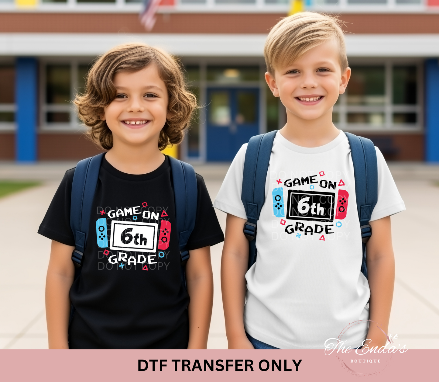 Game On 6th Grade DTF Transfer