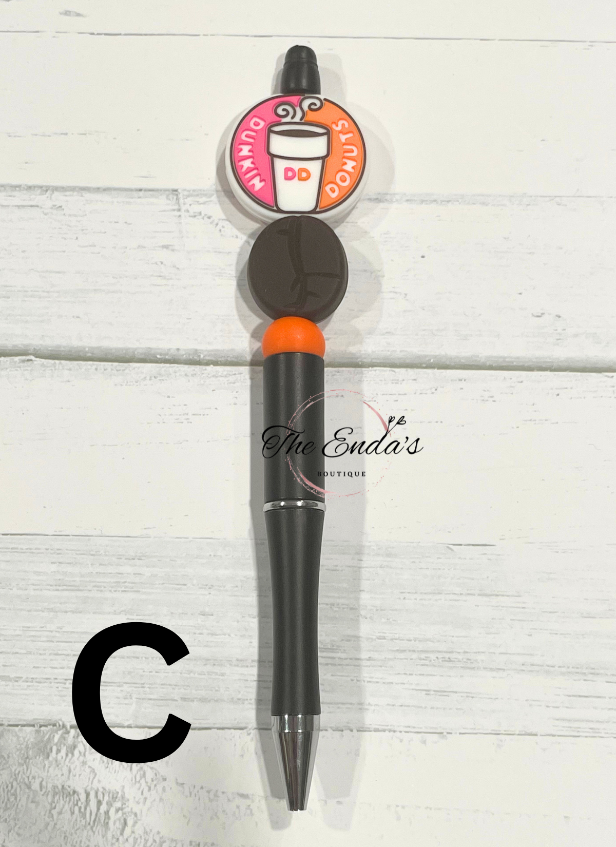 DD Coffee Beaded Pen **HAS 3 DIFFERENT OPTIONS**