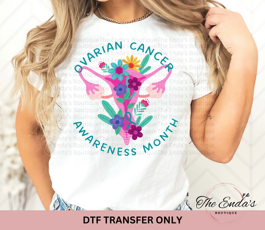 Ovarian Cancer Awareness Month DTF Transfer