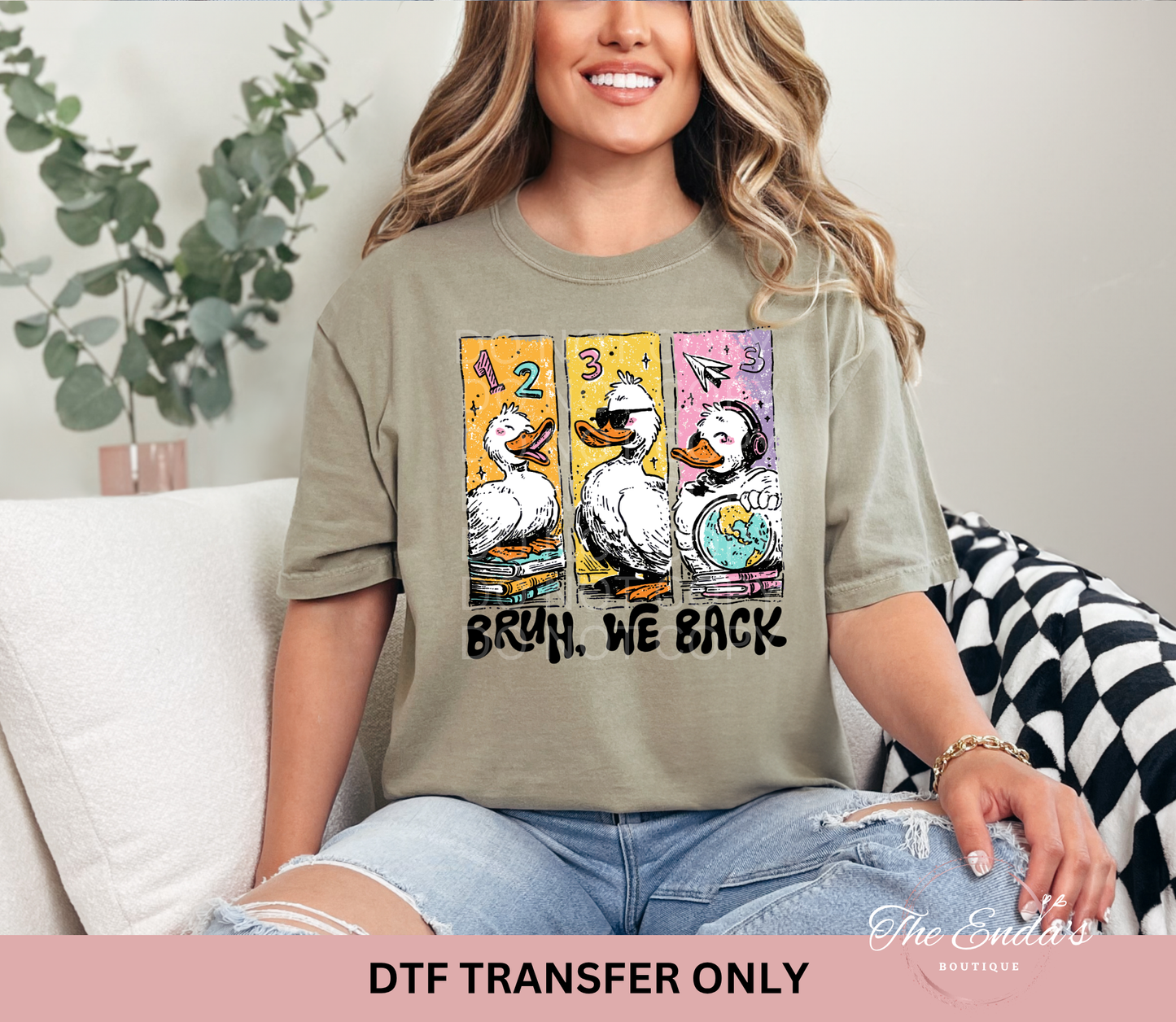 Goose Bruh, We Back DTF Transfer