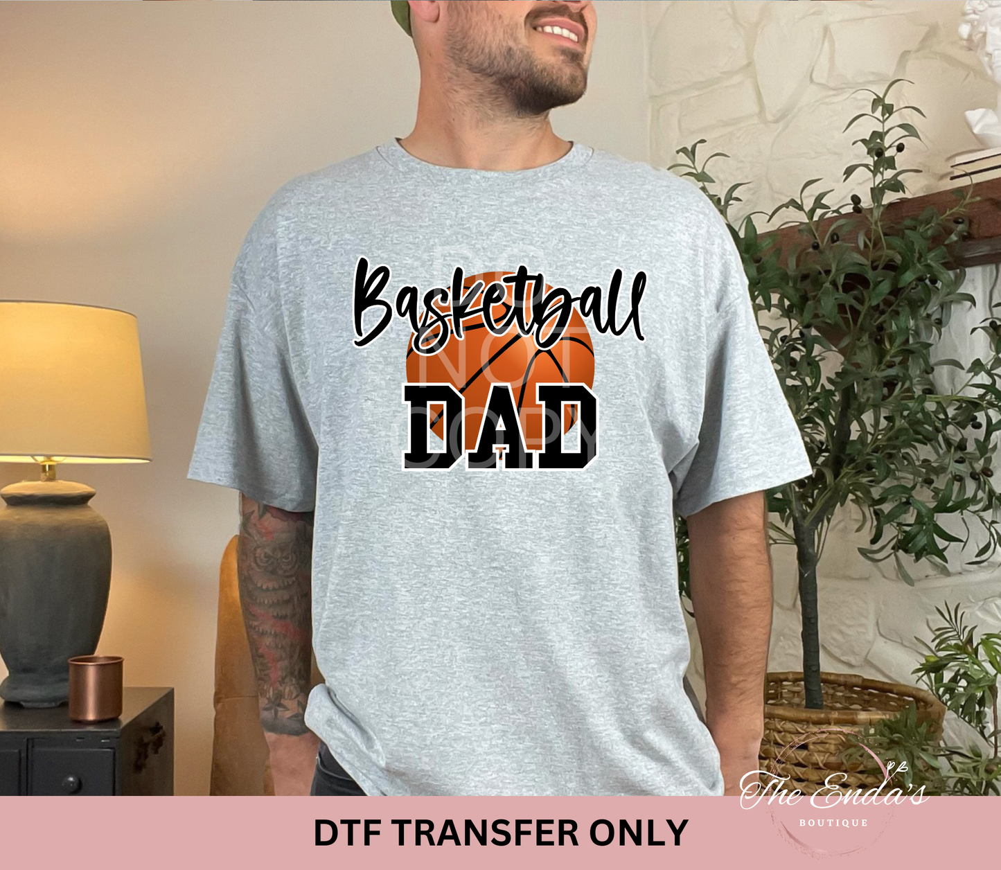 Basketball Dad DTF Transfer