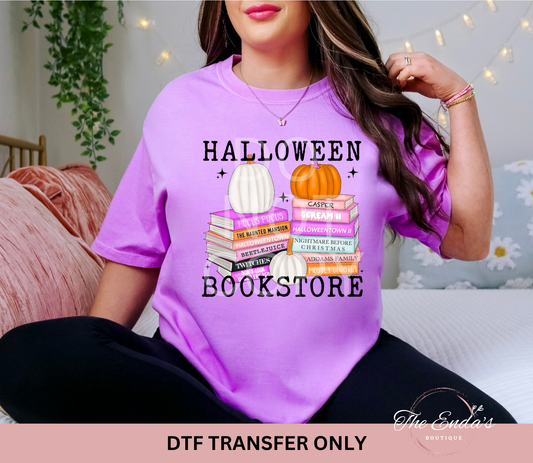 Halloween Bookstore DTF Transfer