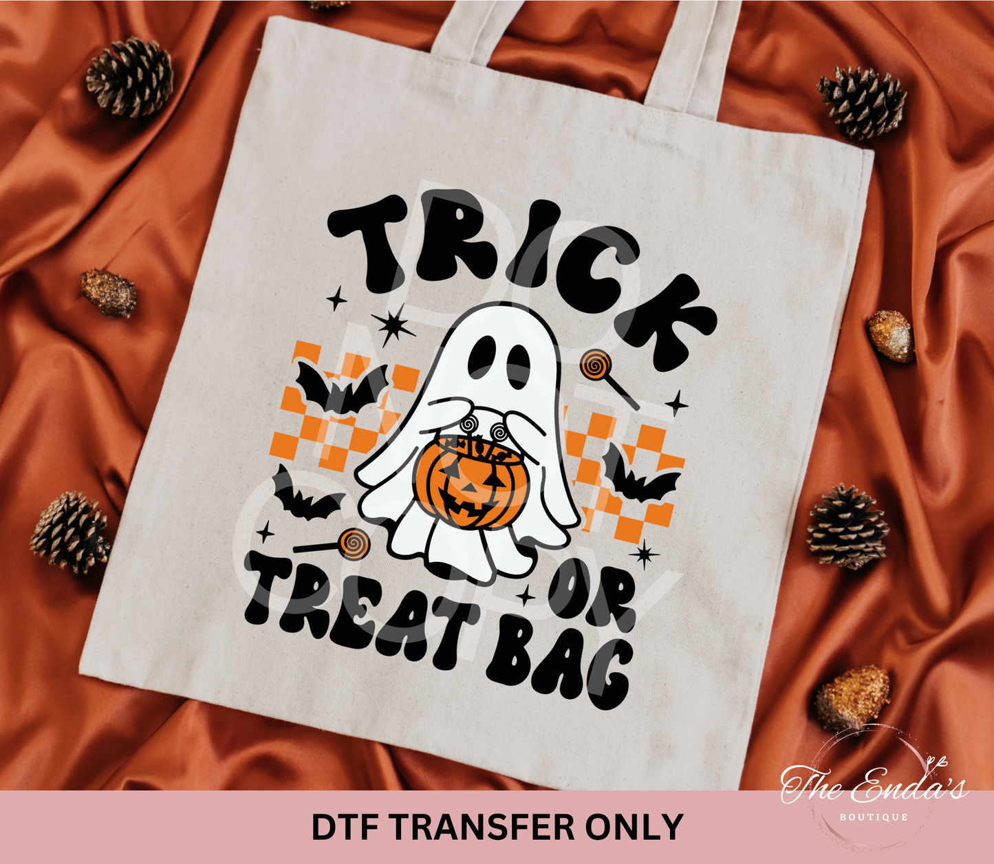 Trick Or Treat Bag DTF Transfer