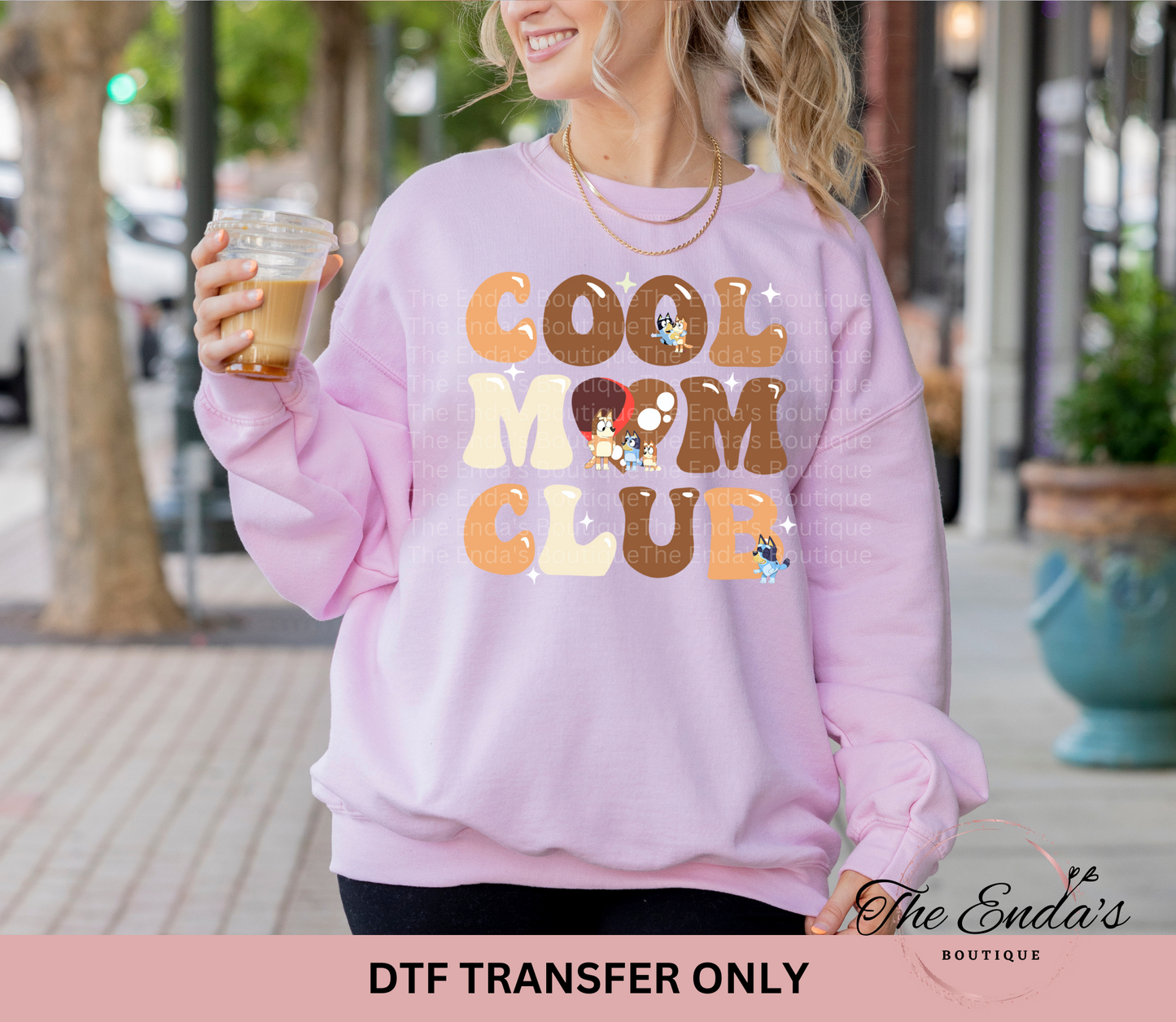 Cool Mom Club DTF Transfer