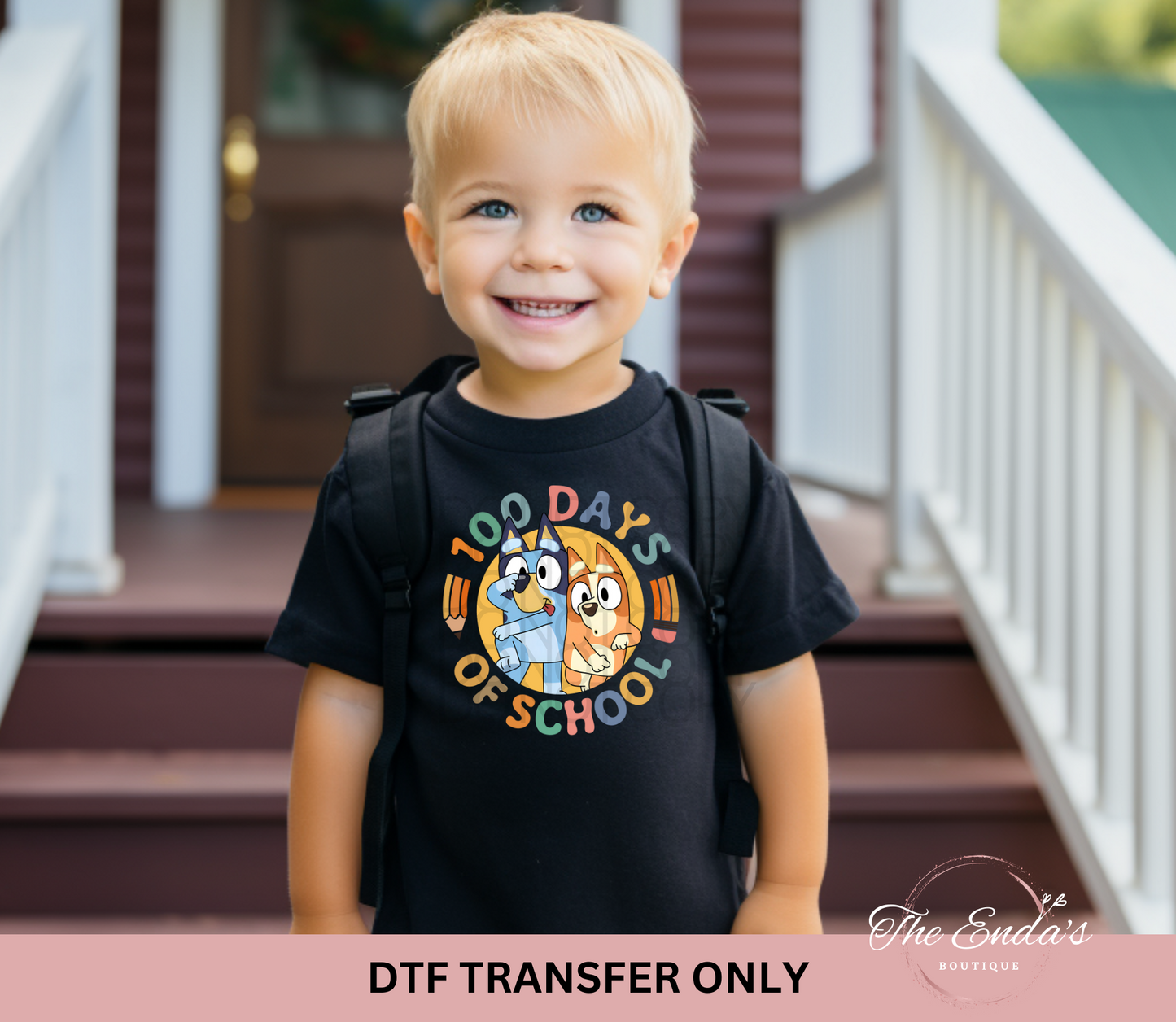 100 Days Of School DTF Transfer