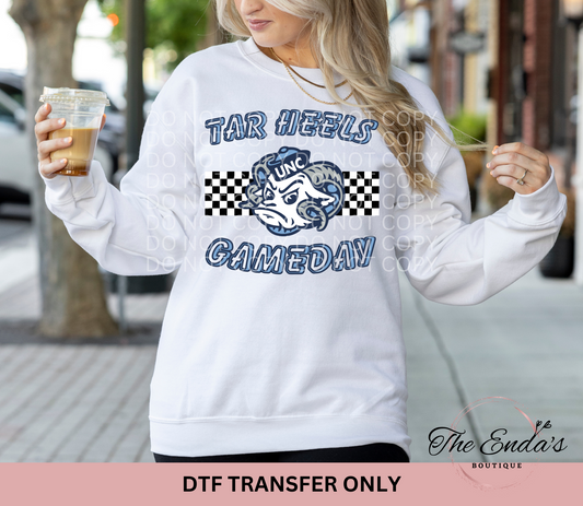 Tar Heels Game Day DTF Transfer