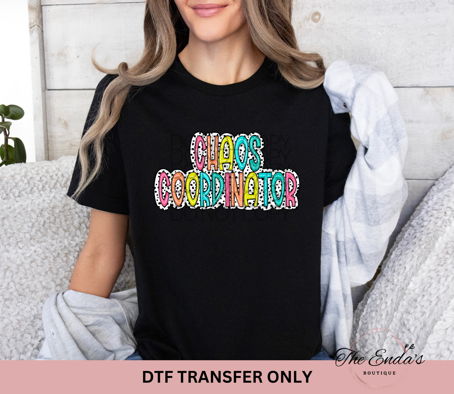 Chaos Coordinator Dalmatian Dots DTF Transfer