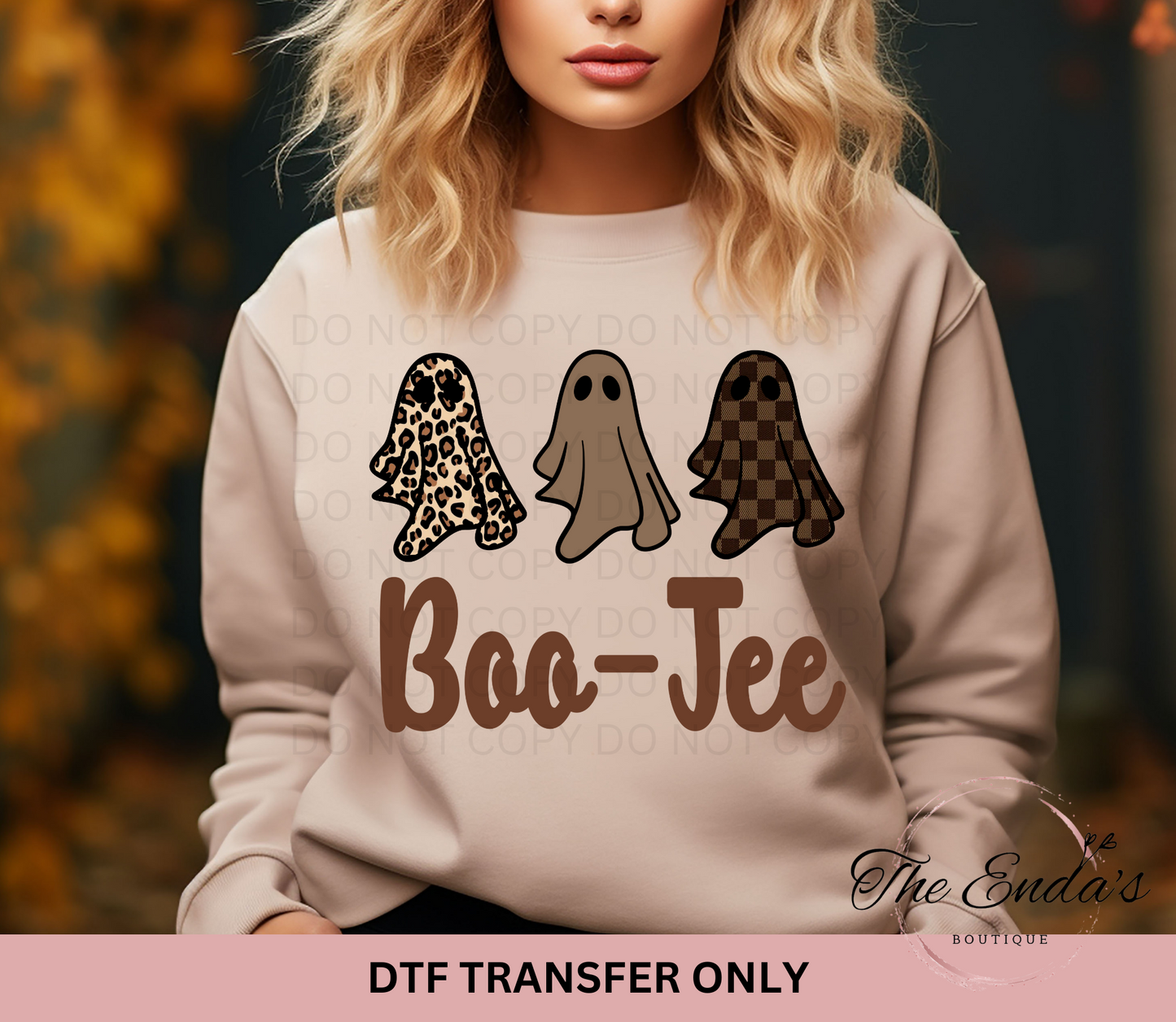 Ghost Boo-Jee DTF Transfer