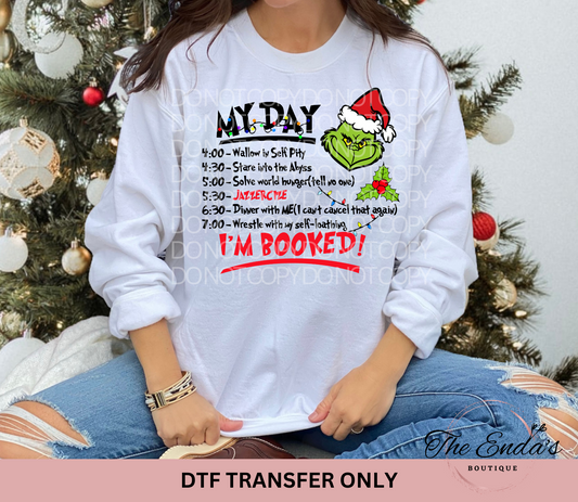 My Day I'm Booked DTF Transfer