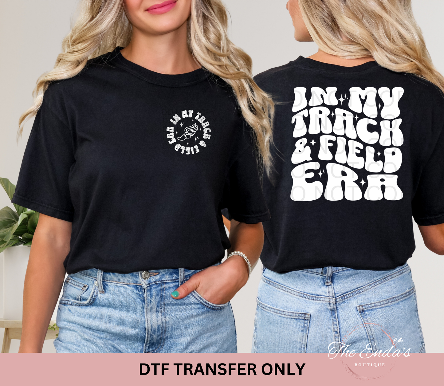 In My Track & Field Era (FRONT/BACK SET) DTF Transfer