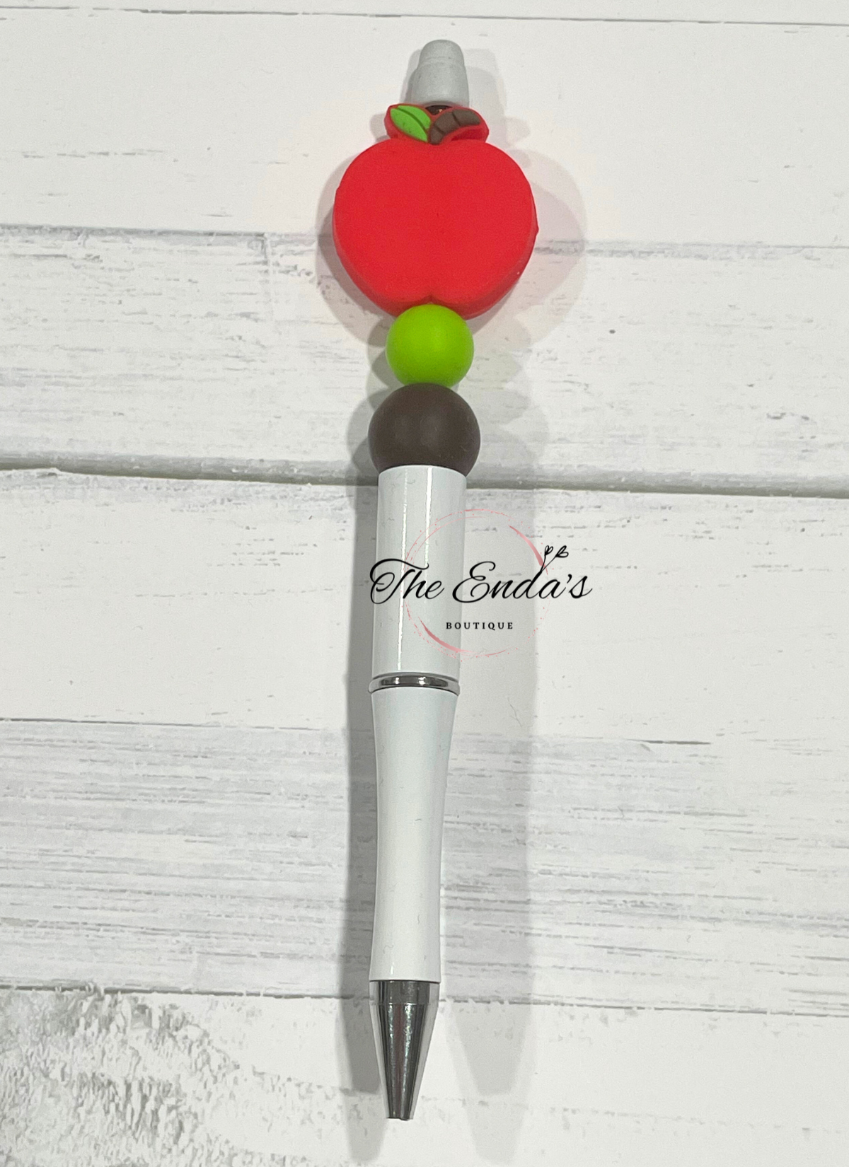 Apple Beaded Pen