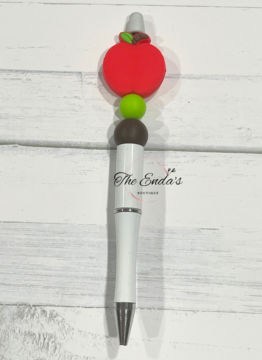 Apple Beaded Pen