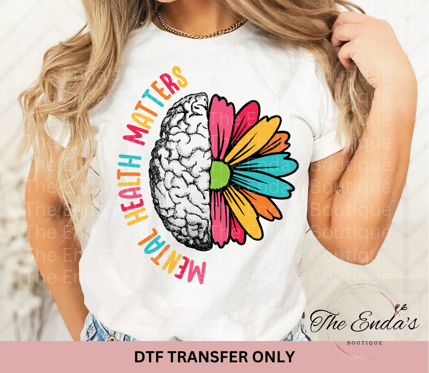 Mental Health Matters DTF Transfer