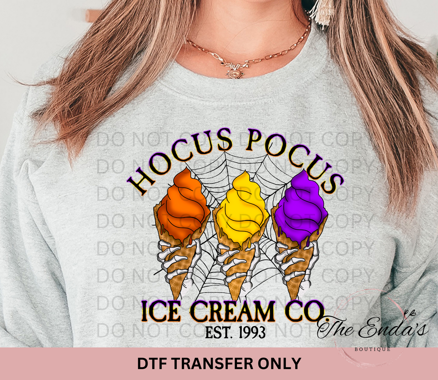 Ice Cream Co DTF Transfer