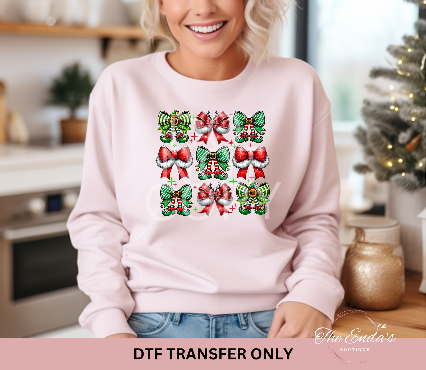 Elf Coquette DTF Transfer