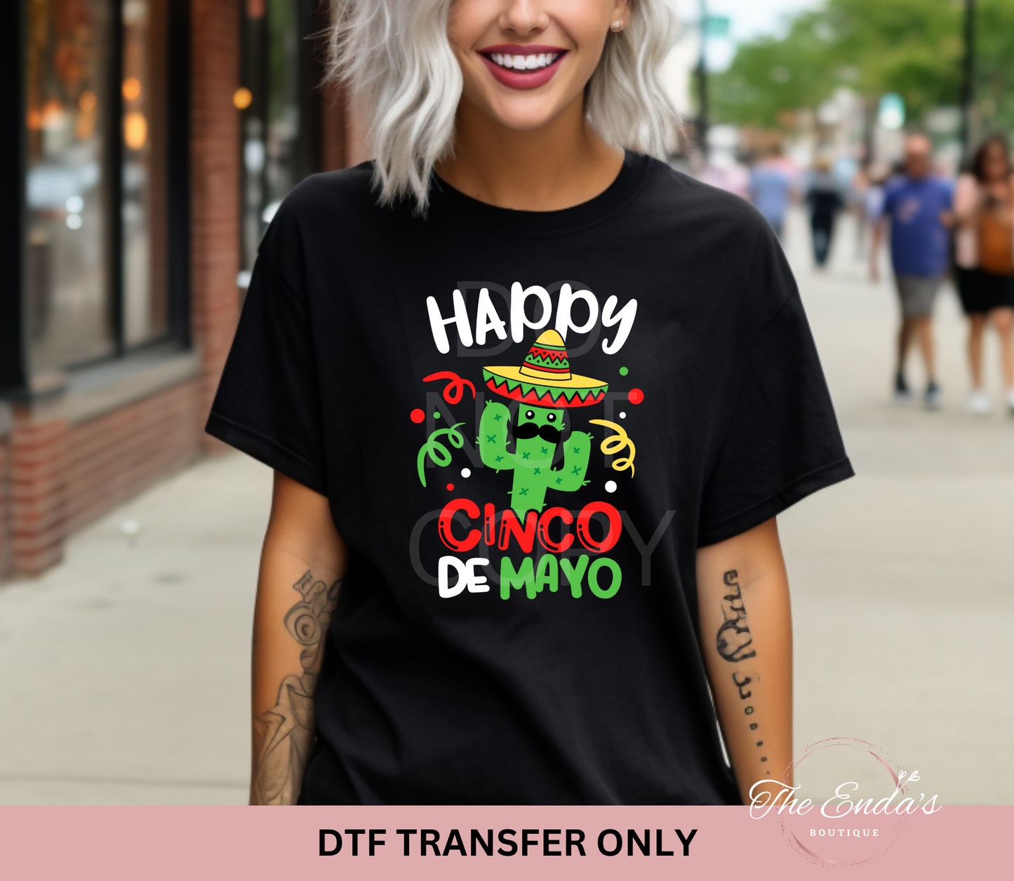 Happy Cinco De Mayo DTF Transfer