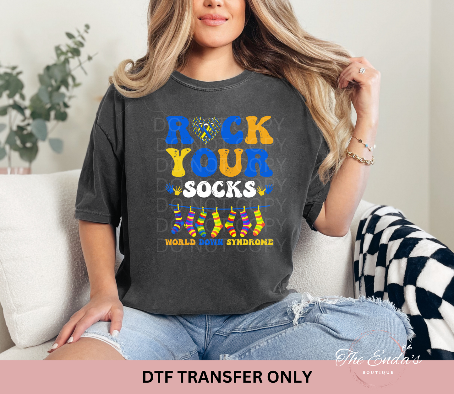 Rock Your Socks DTF Transfer