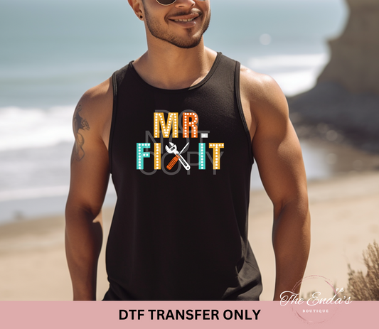 Mr. Fix It DTF Transfer