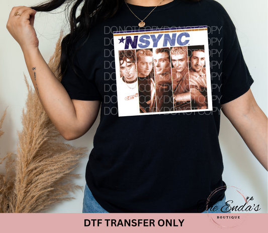 *NSYNC DTF Transfer