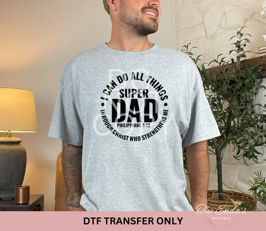 Super Dad DTF Transfer