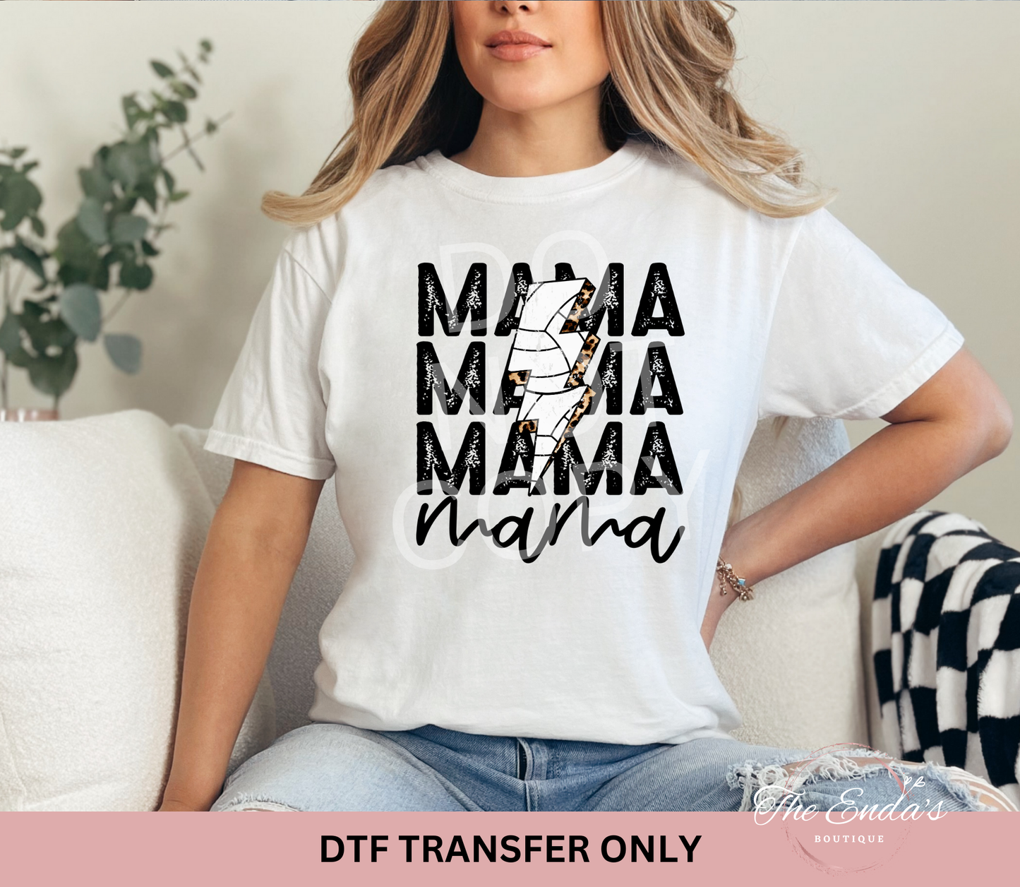 Volleyball Mama DTF Transfer