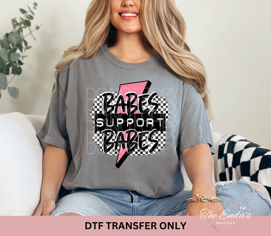 Babes Support Babes DTF Transfer