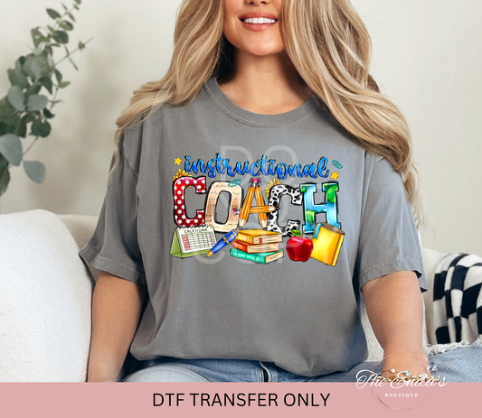 Instructional Coach DTF Transfer