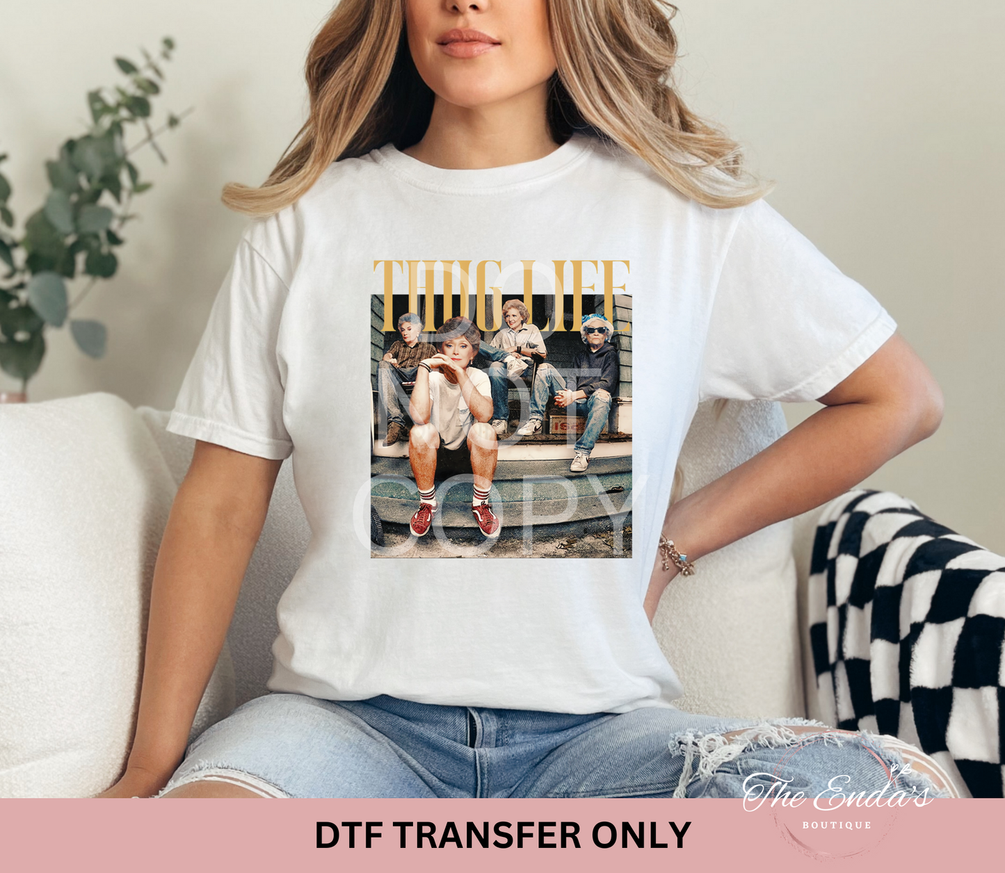 Thug Life GG DTF Transfer