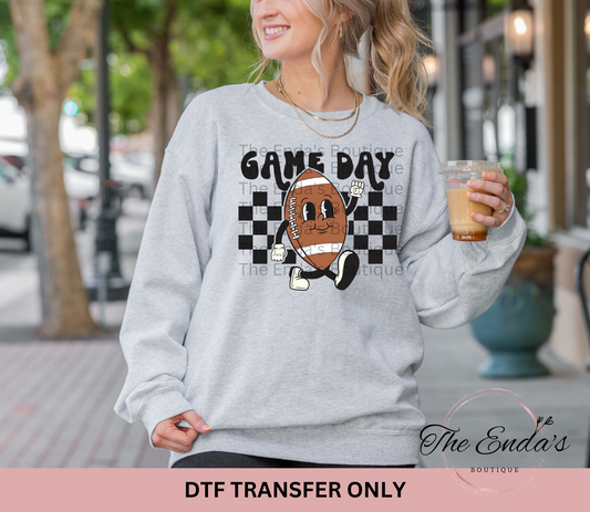 Running Football Game Day DTF Transfer