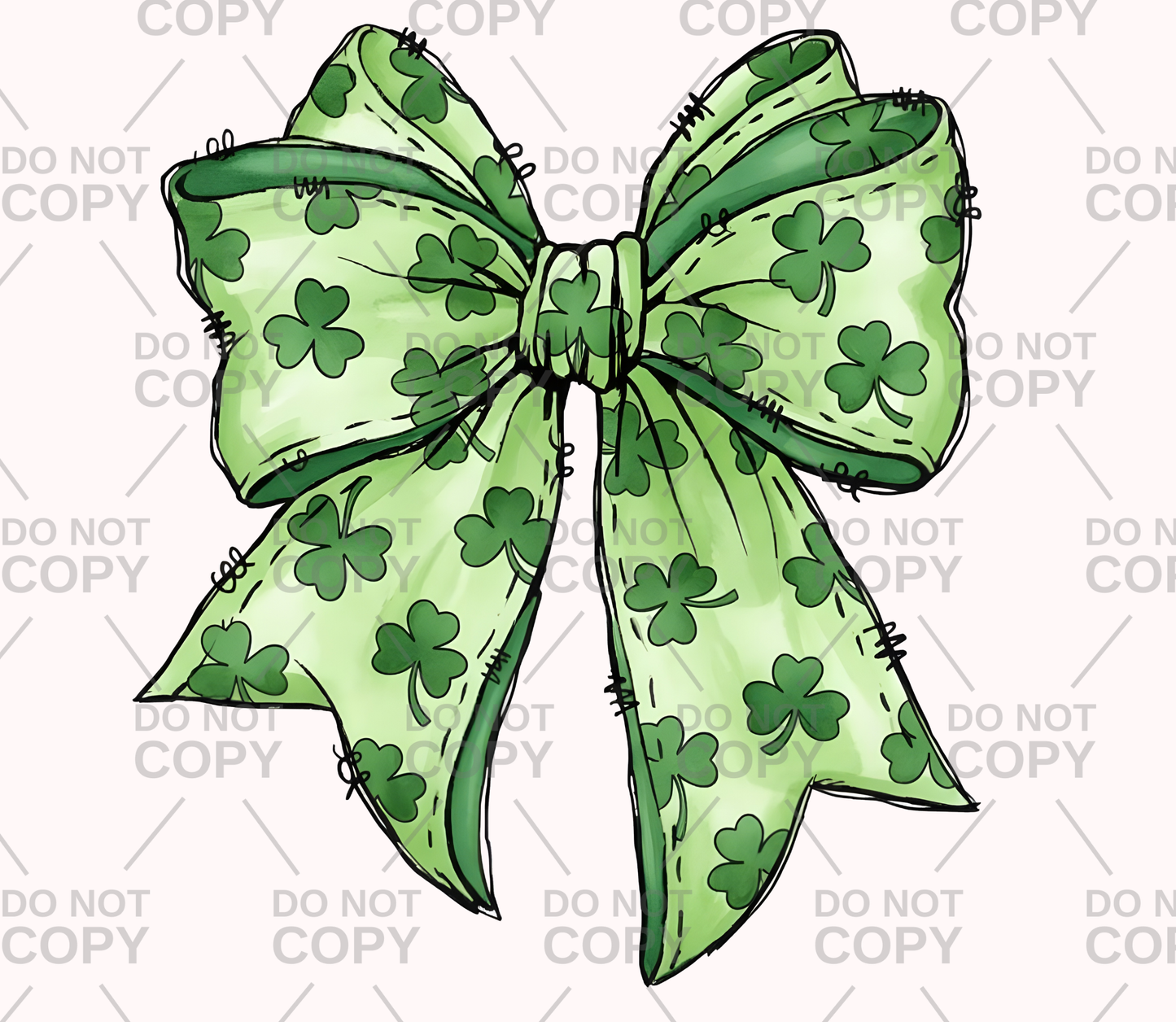 Shamrock Bow DTF Transfer