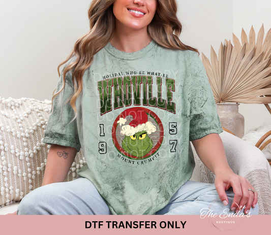 Mount Crumpit Green Man DTF Transfer