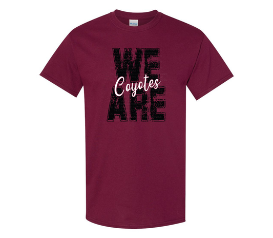 Distressed We Are Coyotes T-Shirt