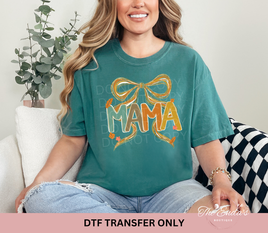 Personalized Solid Autumn Leaves DTF Transfer