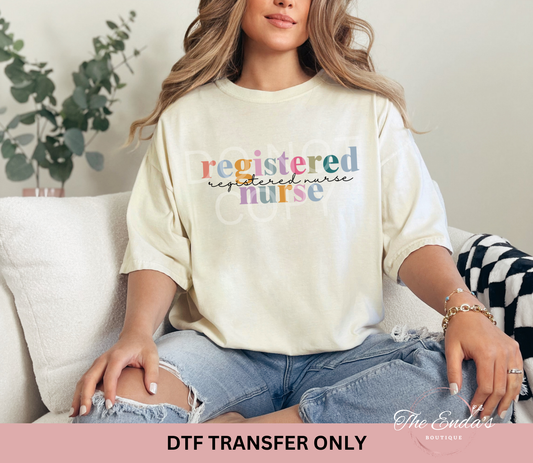 Registered Nurse DTF Transfer