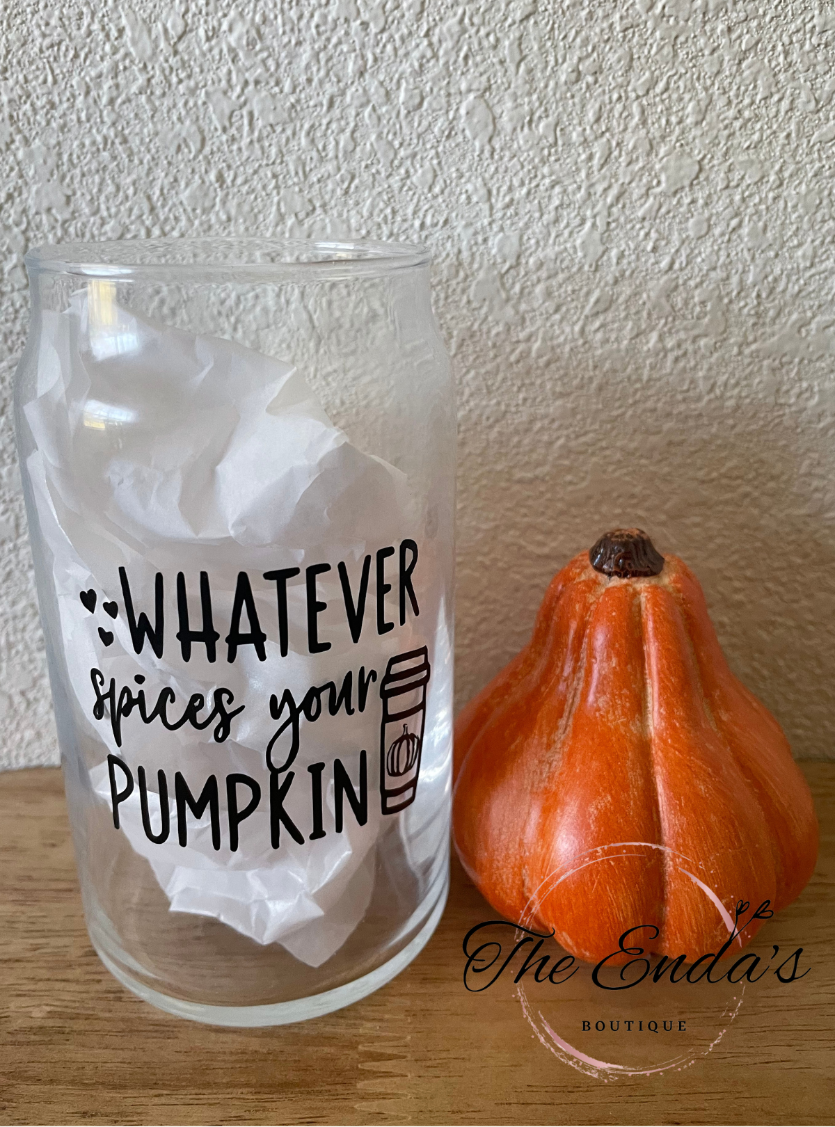 Whatever Spices Your Pumpkin Glass Cup