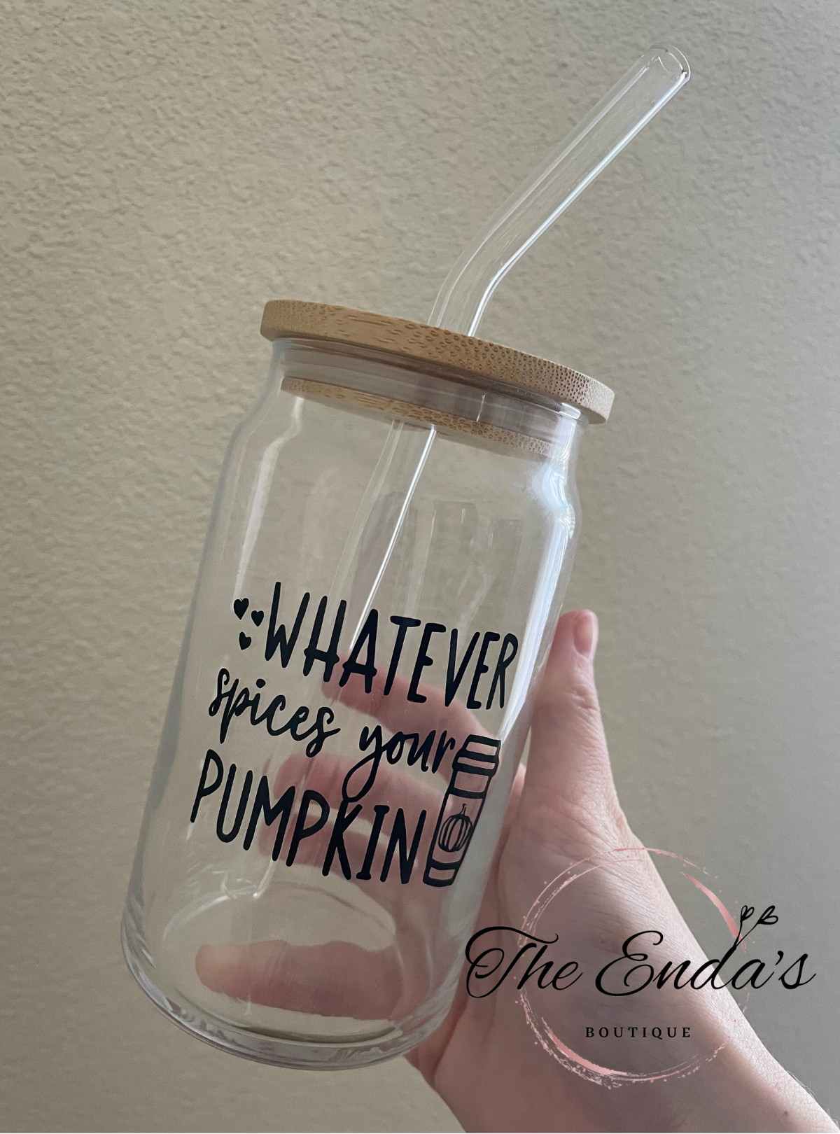 Whatever Spices Your Pumpkin Glass Cup